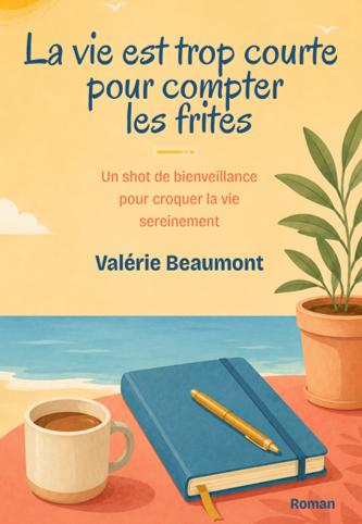 Couverture du roman La vie est trop courte pour compter les frites de Valérie Beaumont