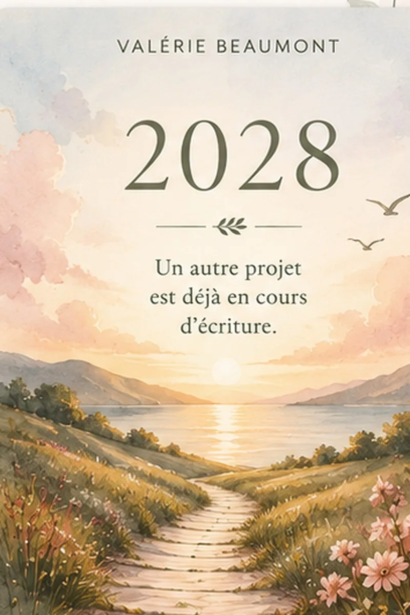 Couverture provisoire du roman 2028 de Valérie Beaumont